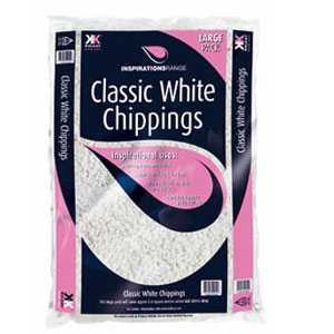 Kelkay Classic White Chippings Approx 20kg Bag